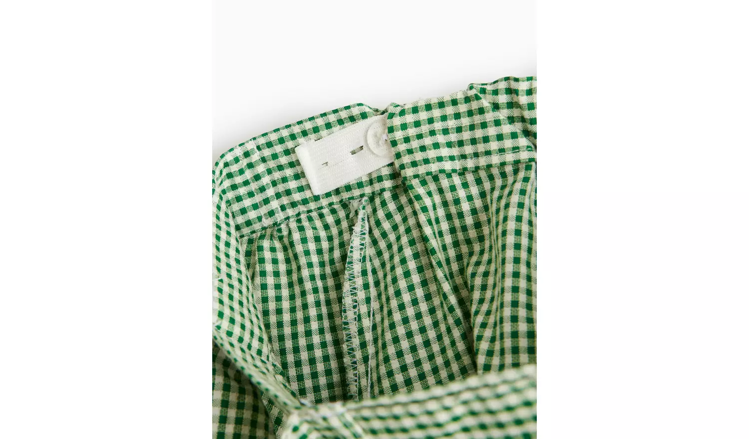 2 Pack Green Gingham Skirt 11 years