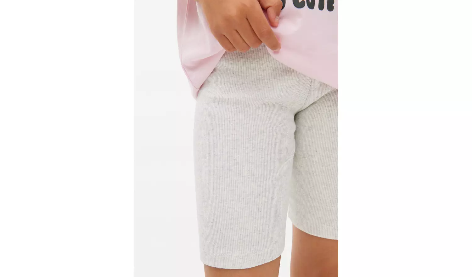 Classic Ribbed Cycling Shorts 5 Pack 7 years