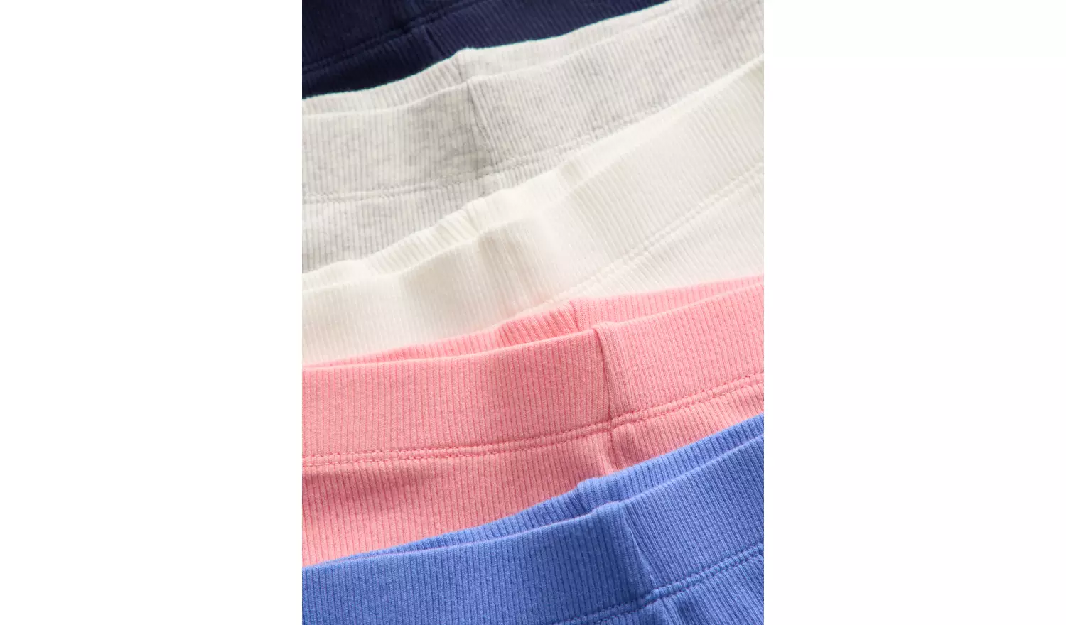 Classic Ribbed Cycling Shorts 5 Pack 7 years