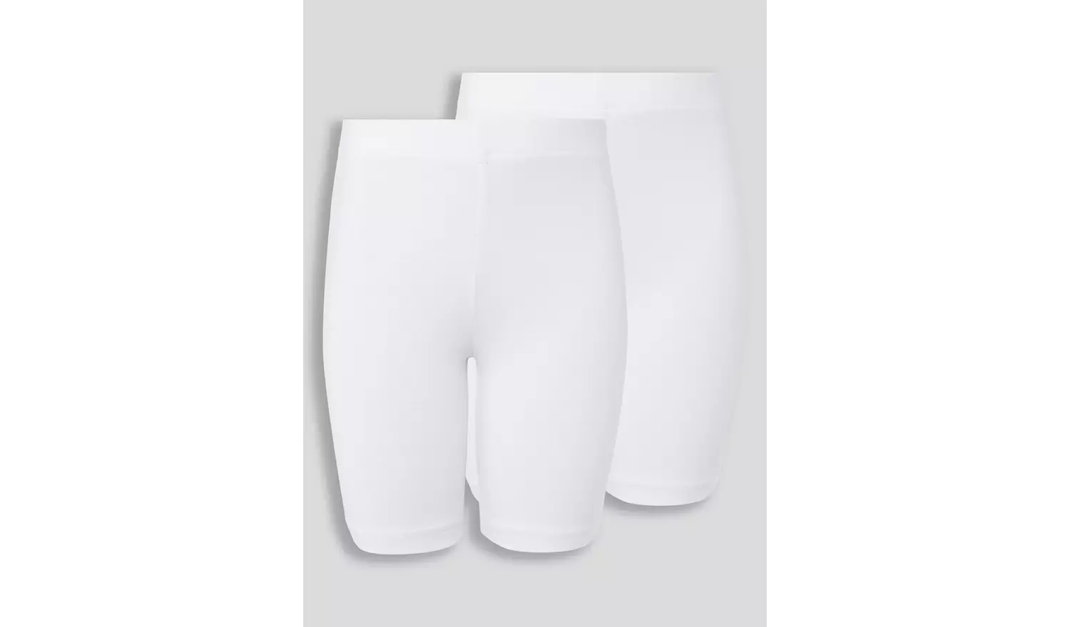 2 Pack White Cycling Shorts 3 years