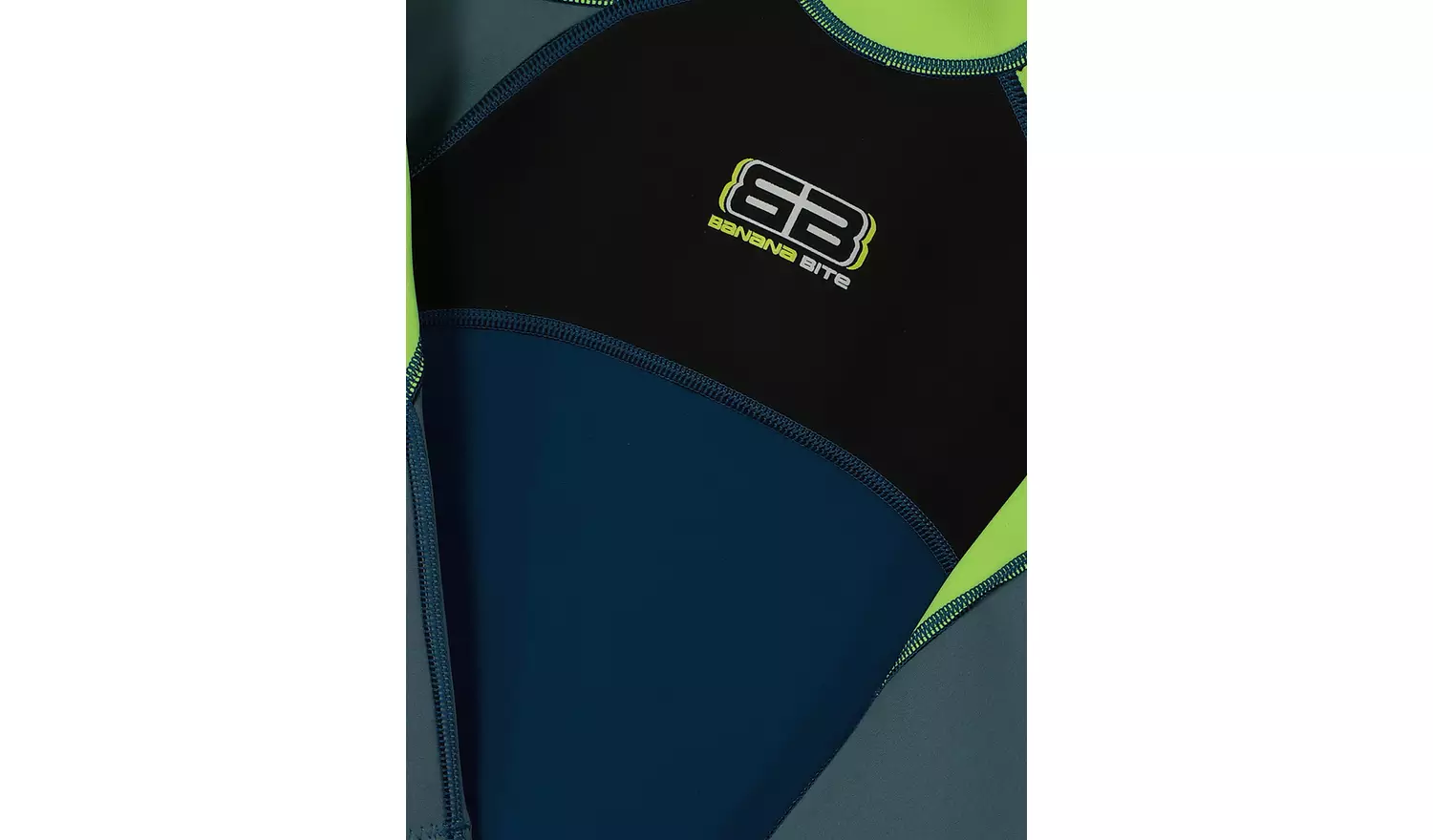 Kids' Blue & Green Colour Block Wetsuit 12-13 years
