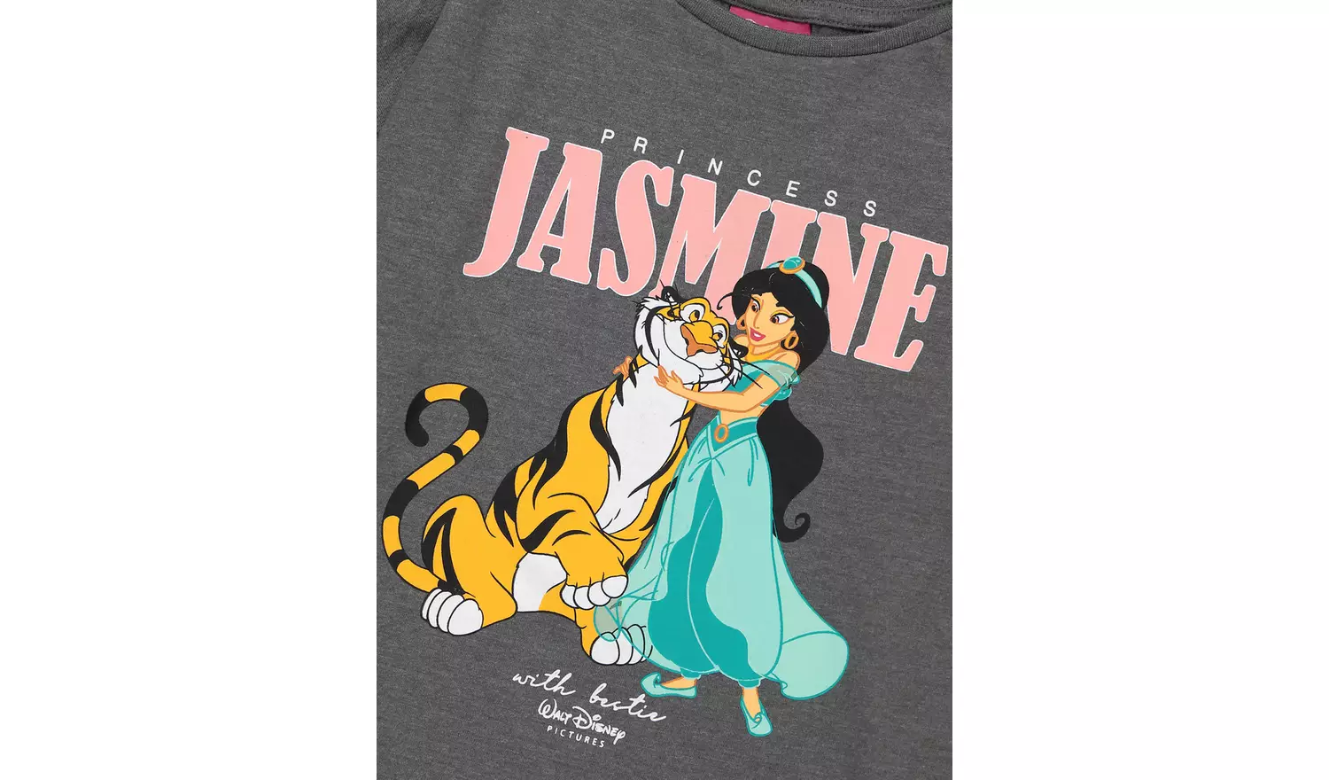 Disney Princess Jasmine Grey T-Shirt - 3 years