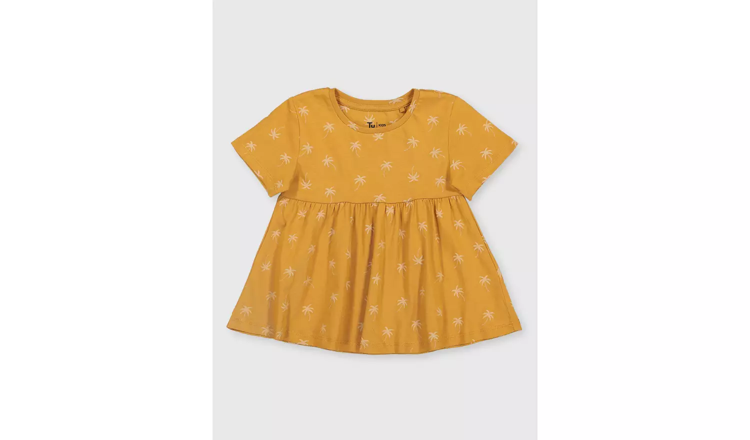 Ochre Palm Tree Empire Line T-Shirt - 1-1.5 years