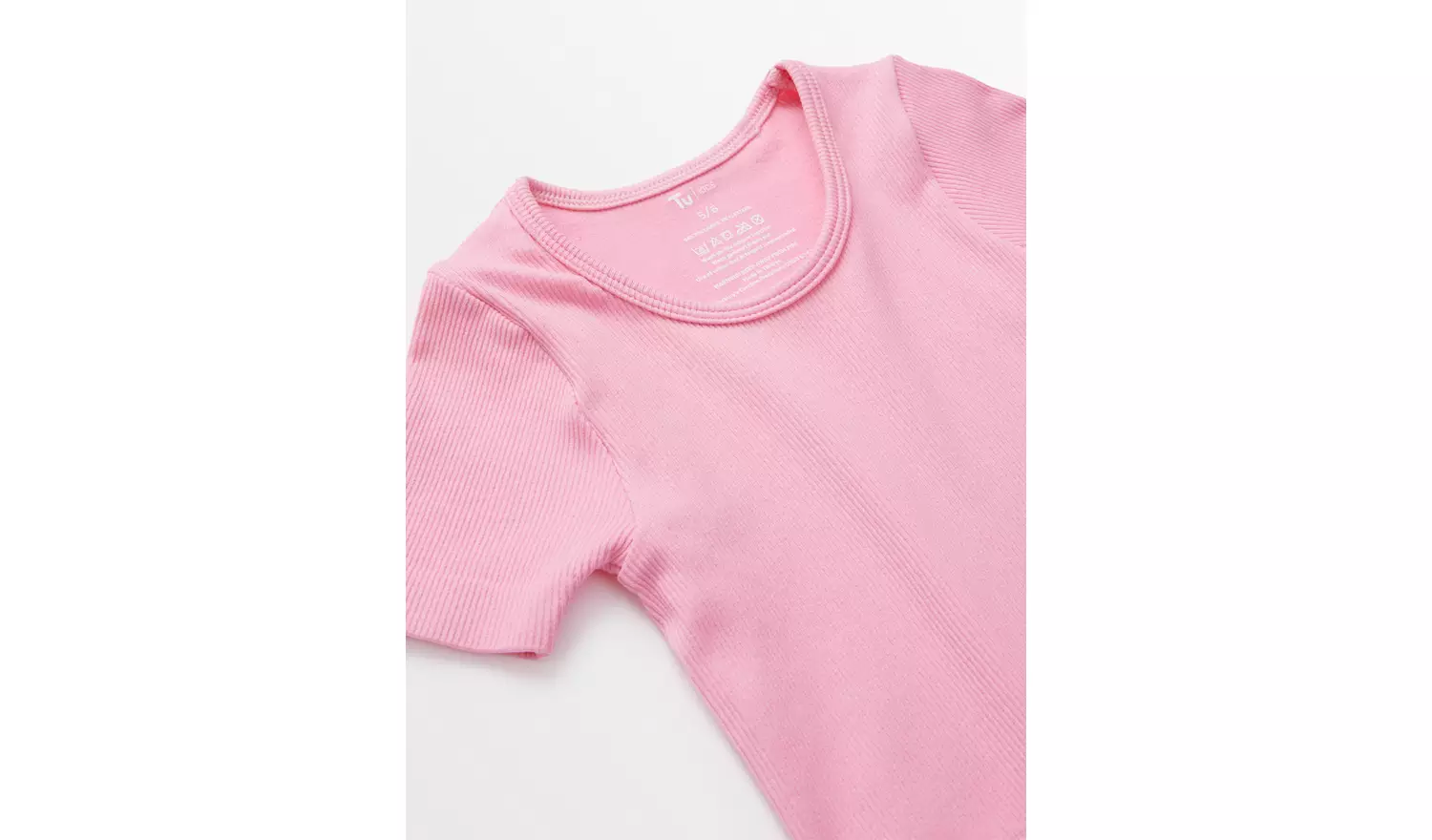 Pink Seamless Top 5-6 years