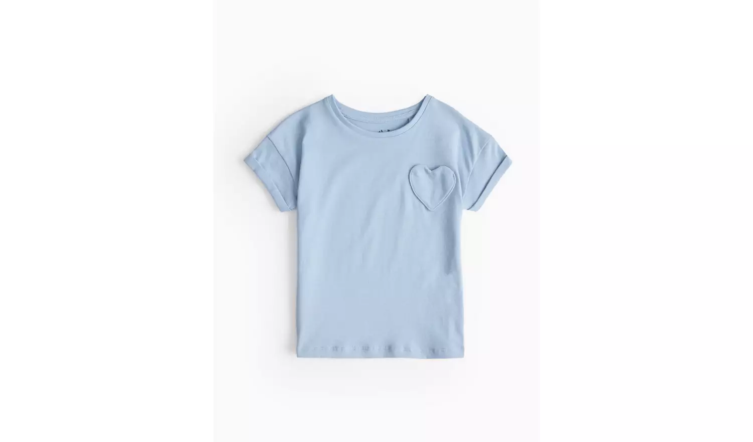 Blue Heart Pocket T-Shirt 6-7 years