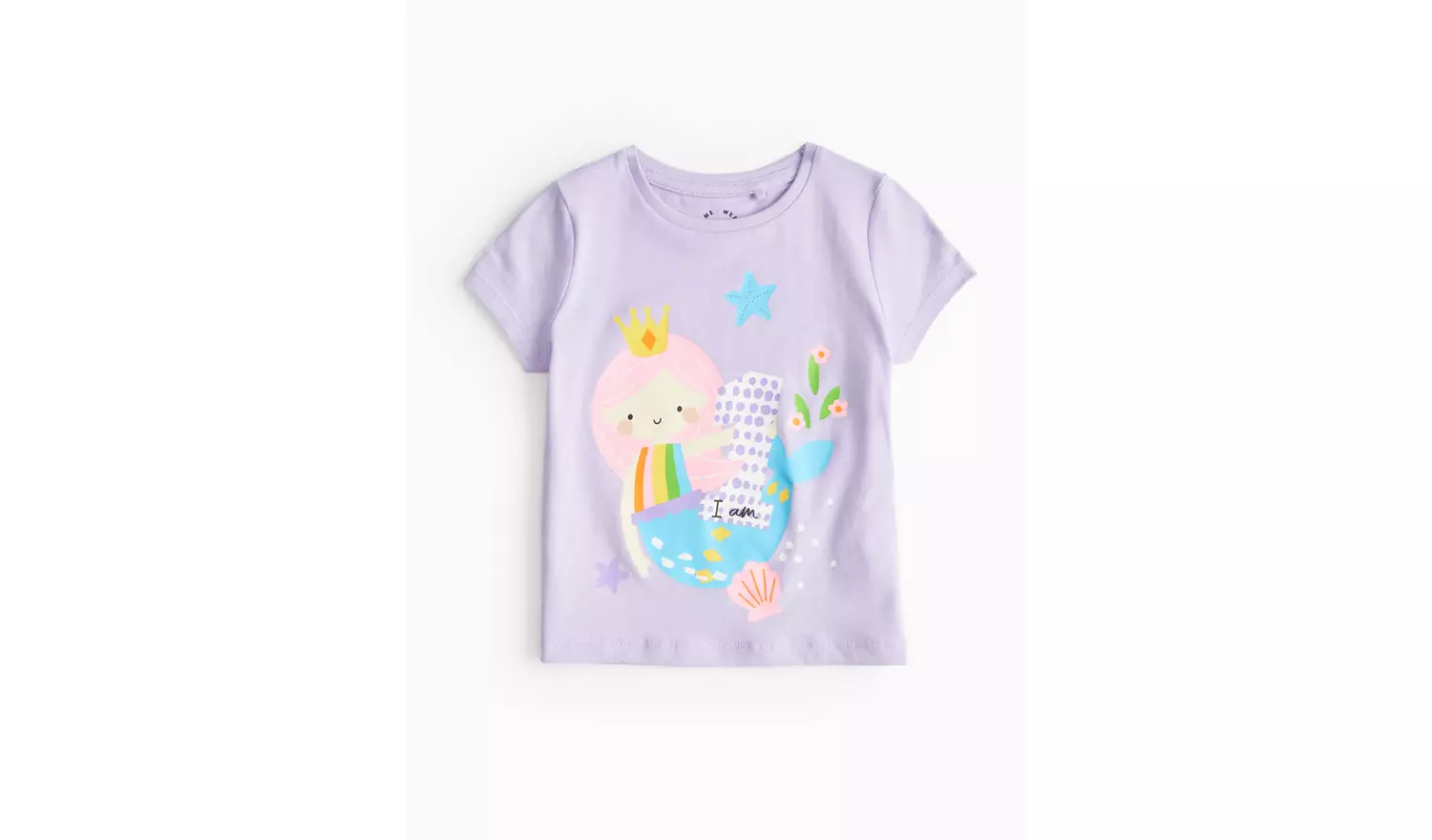Lilac I Am 1 Age Print T-Shirt1-2 years