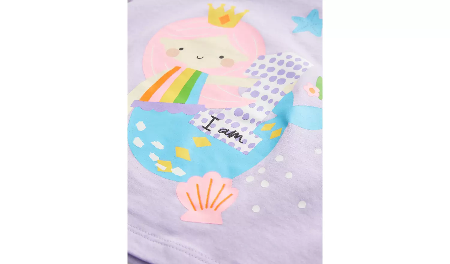 Lilac I Am 1 Age Print T-Shirt1-2 years