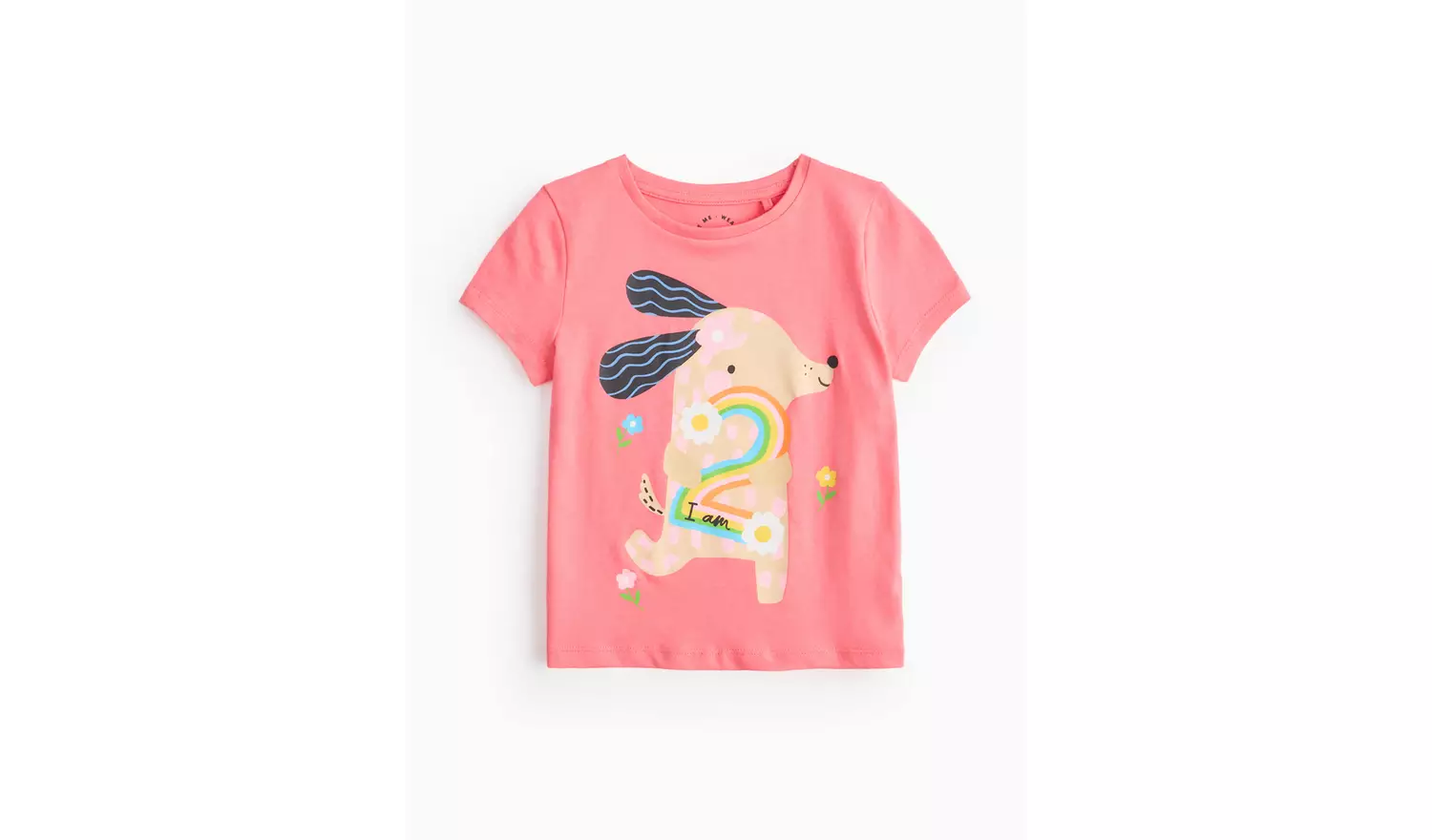 Pink I Am 2 Age Print T-Shirt2-3 years