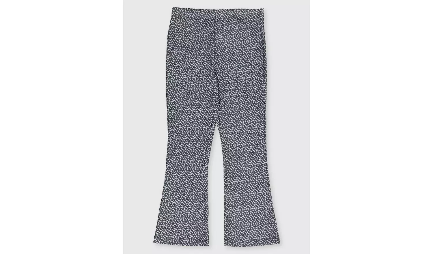 Mono Ditsy Flared Trousers - 3 years