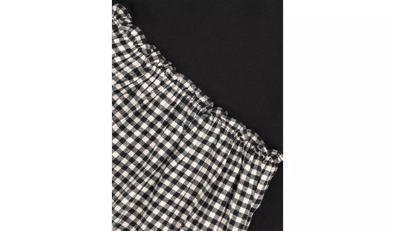 Black Gingham Dress & Leggings - 1-1.5 years