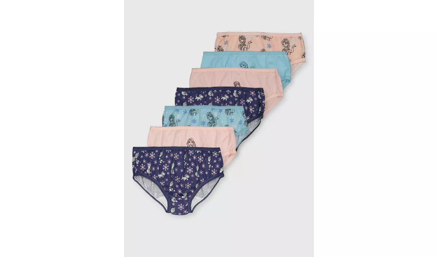 Disney Frozen Pastel Briefs 7 Pack - 18-24 months