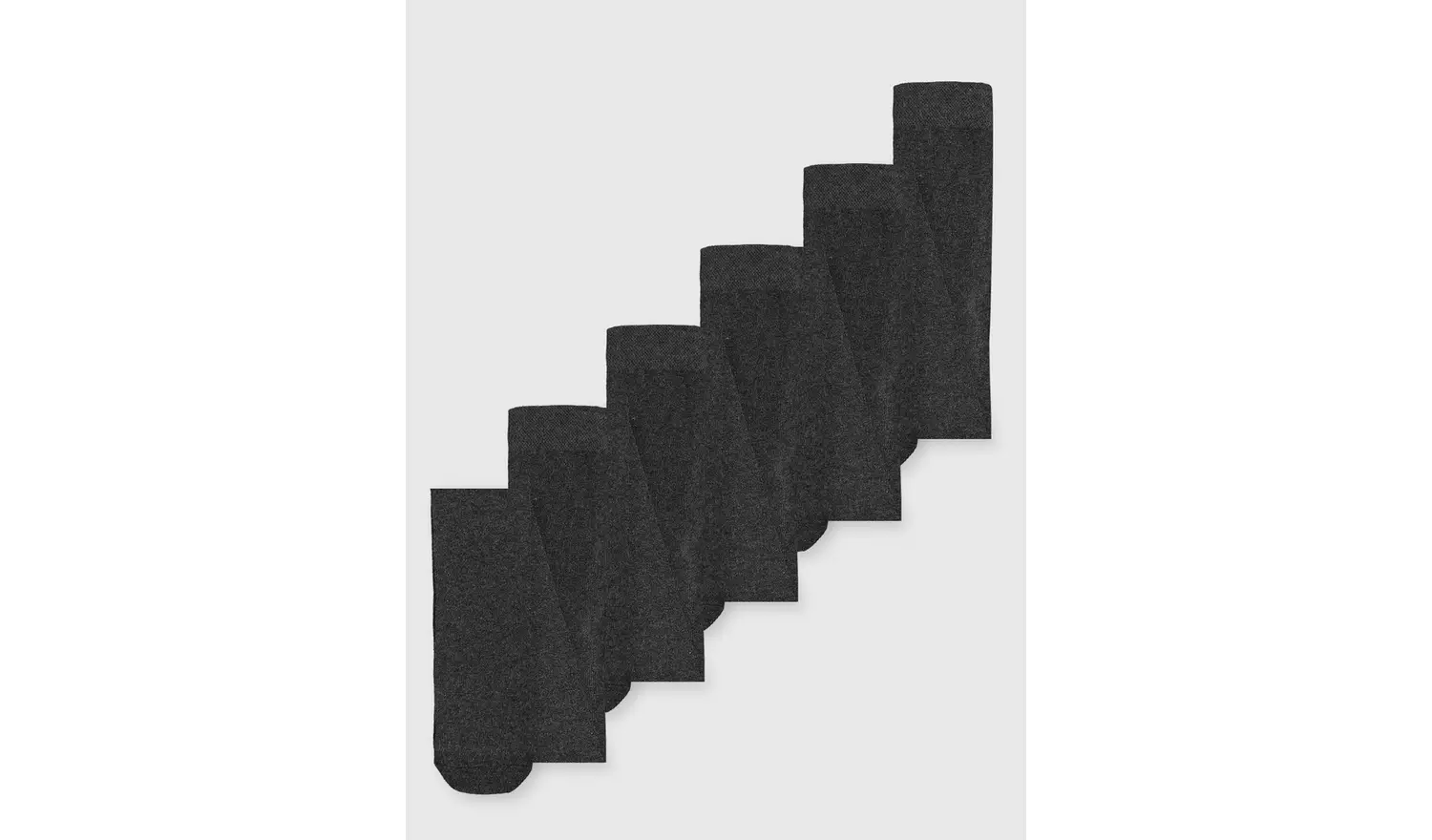 Grey Cotton-Rich Tights 5 Pack - 11-12 years