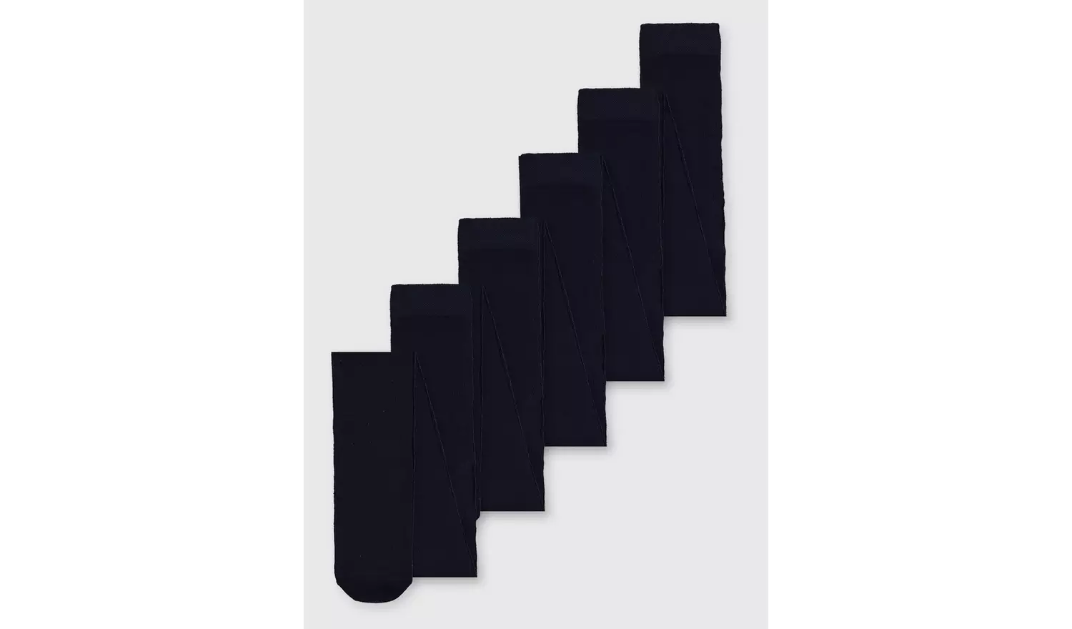 Navy Cotton-Rich Tights 5 Pack - 4-5 years