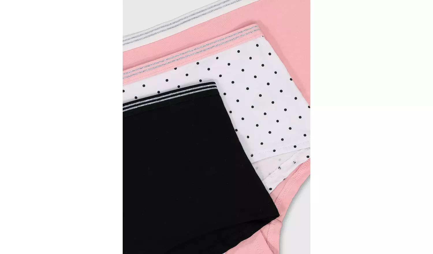 Mono & Spot Shorts-Style Briefs 5 Pack - 5-6 years