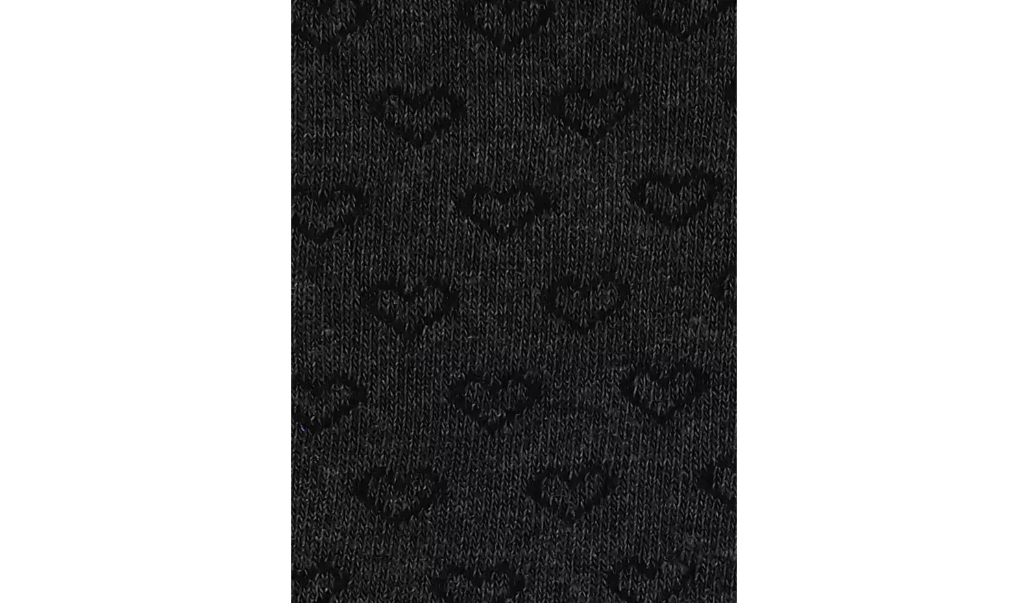 Grey Knee High Heart Sock 5 Pack 4-5.5