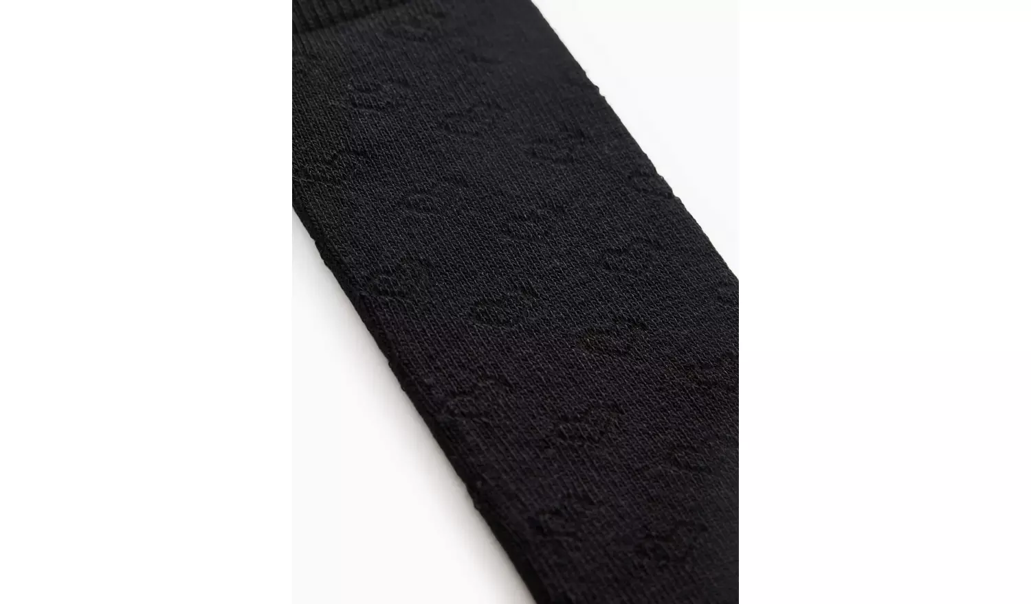 Black Knee High Heart Socks 5 Pack 6-8.5