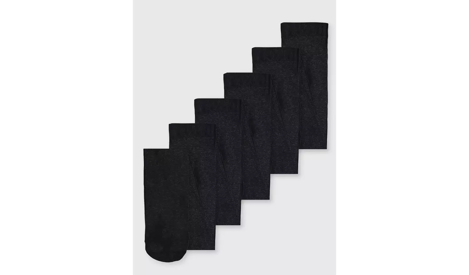 Grey Opaque Tights 5 Pack 11-12 years