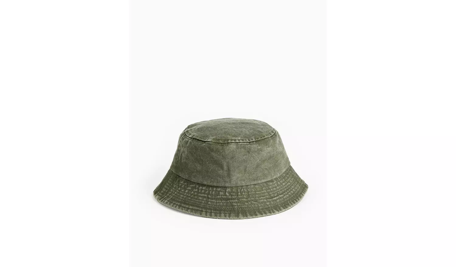 Khaki Washed Bucket Hat One Size