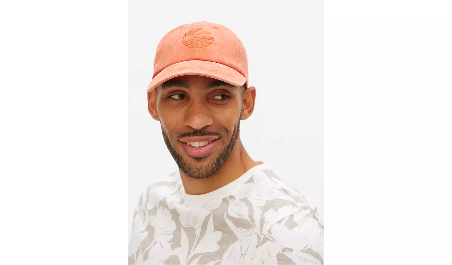 Red Embroidered Cap One Size