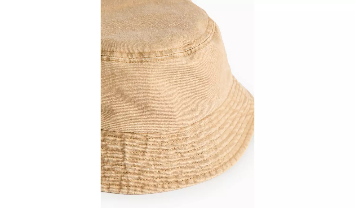 Neutral Washed Bucket Hat One Size
