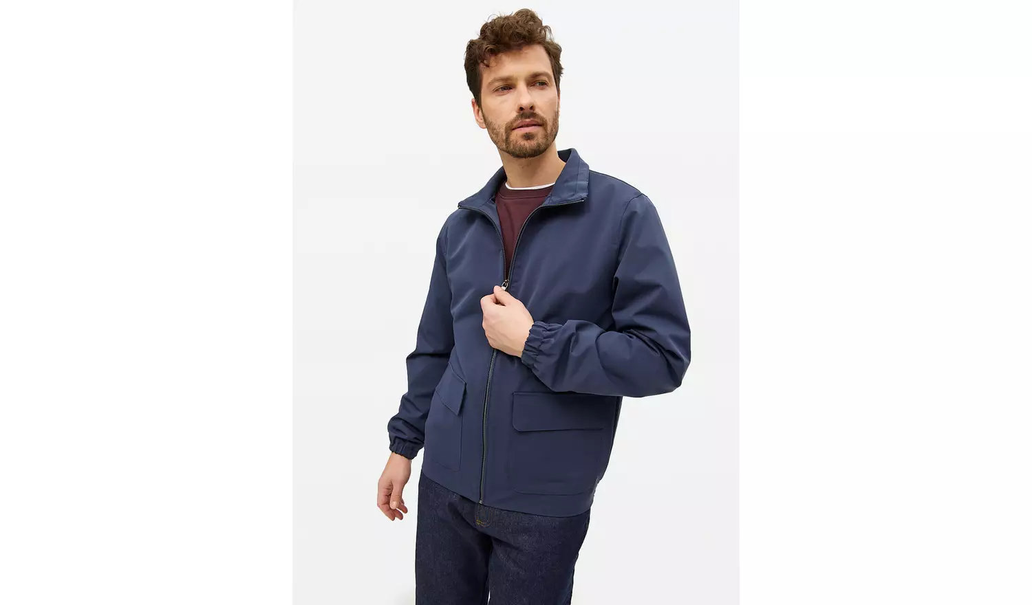 Navy Classic Harrington Jacket XXL