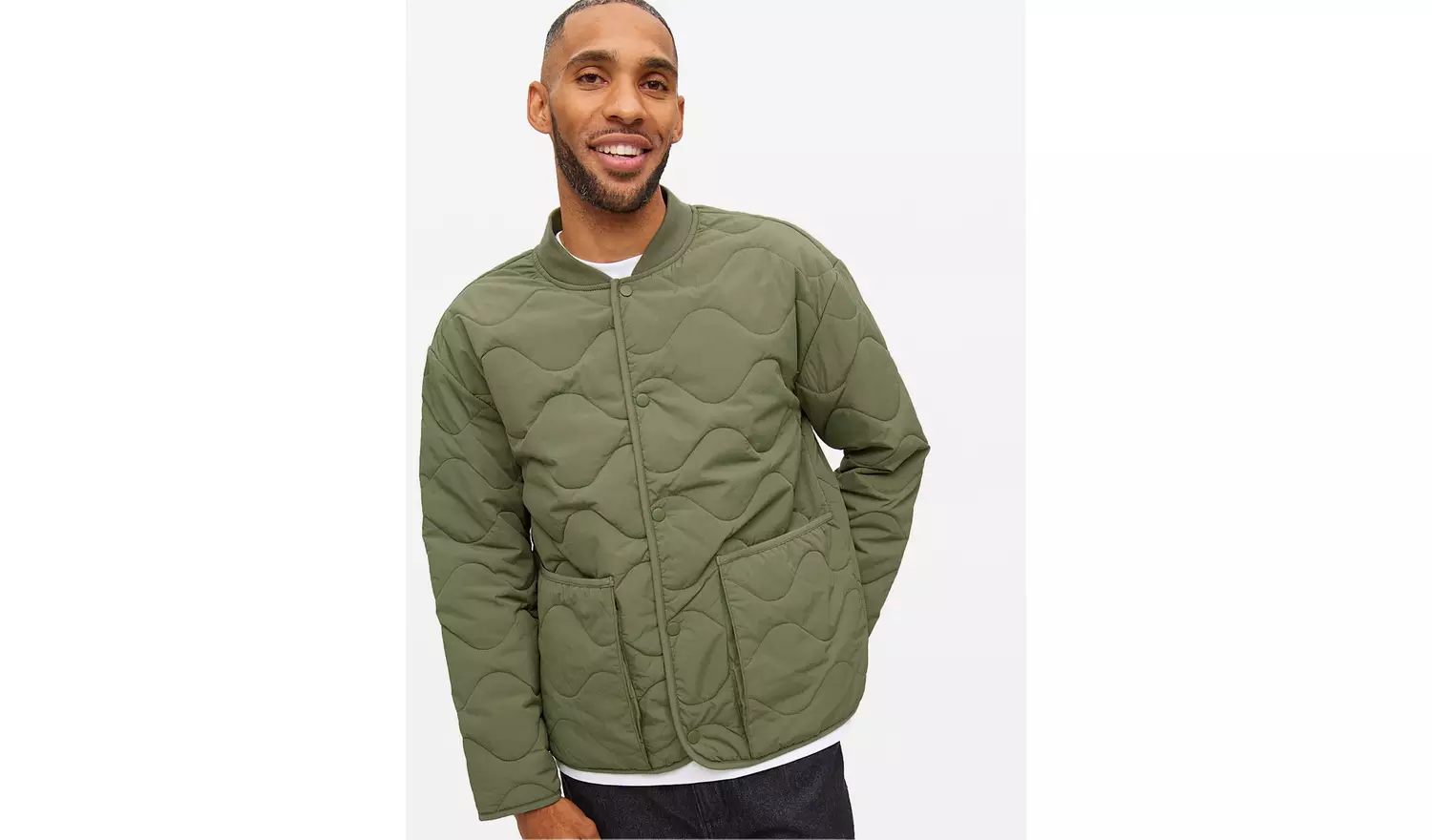 Khaki Onion Quilted JacketXL