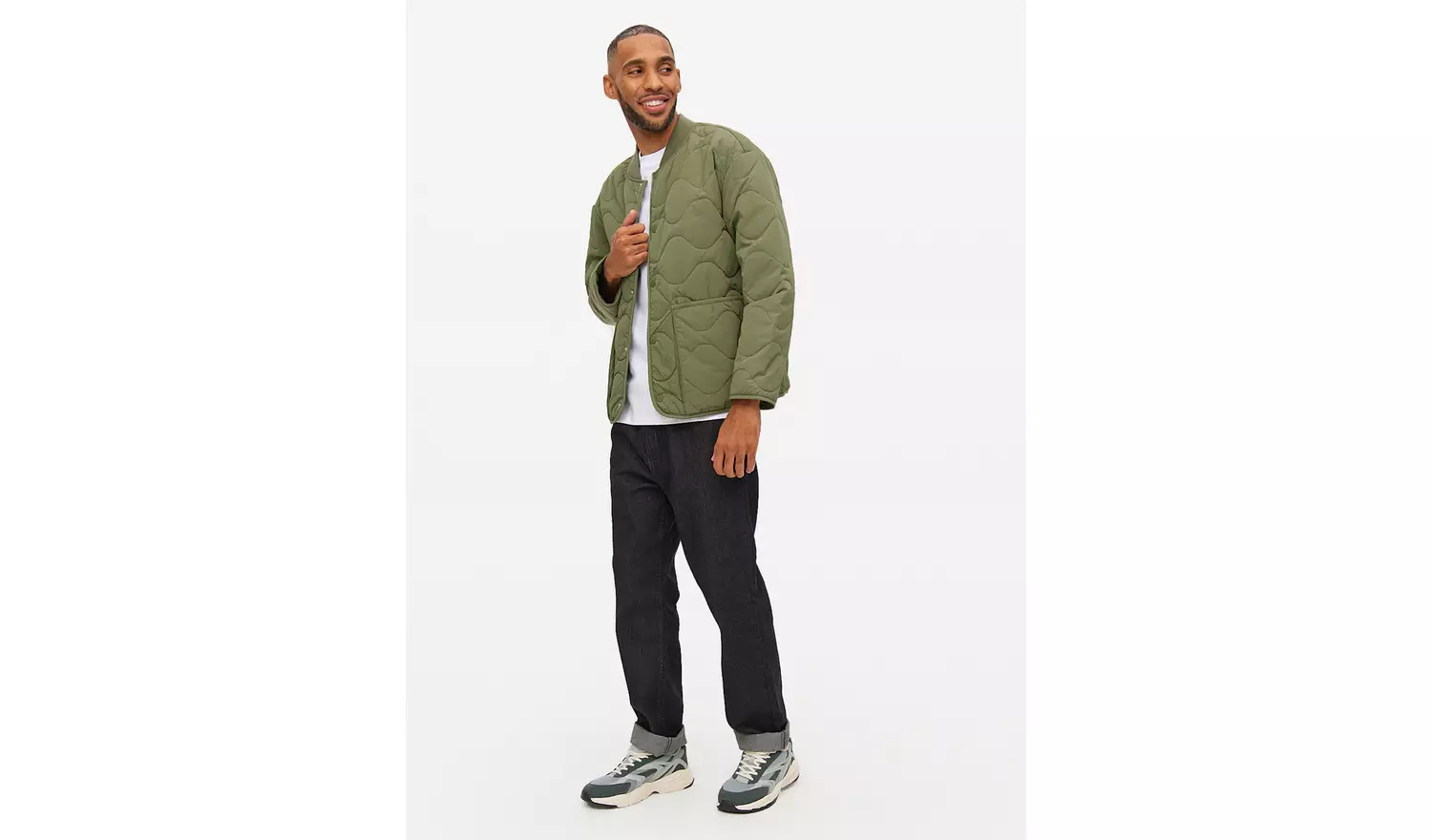 Khaki Onion Quilted JacketS