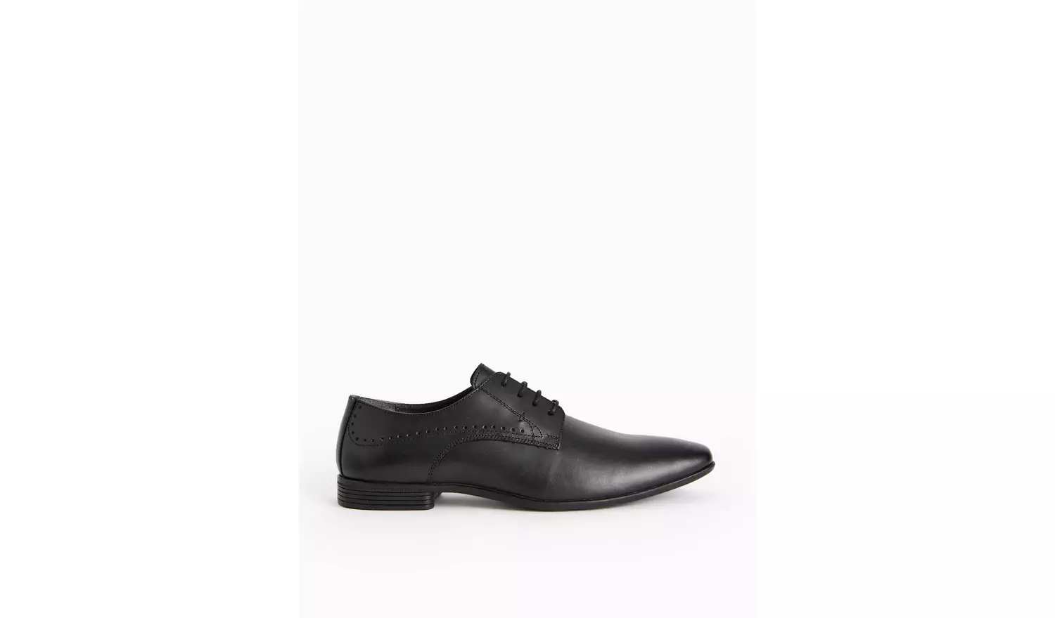 Sole Comfort Black Leather Lace Up Shoes 8