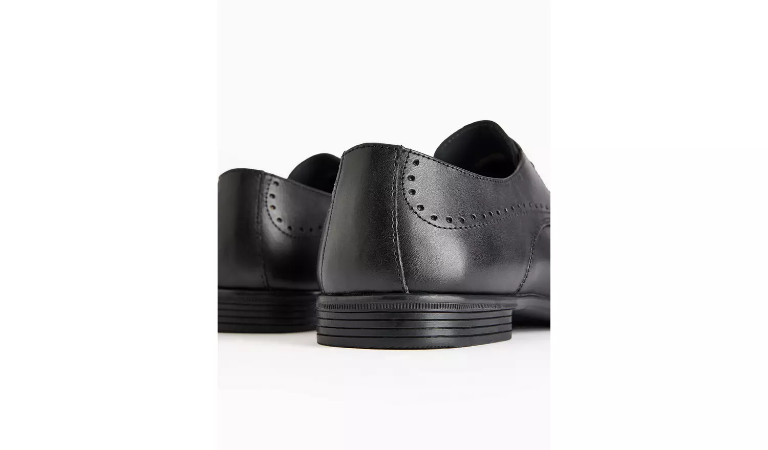 Sole Comfort Black Leather Lace Up Shoes 7