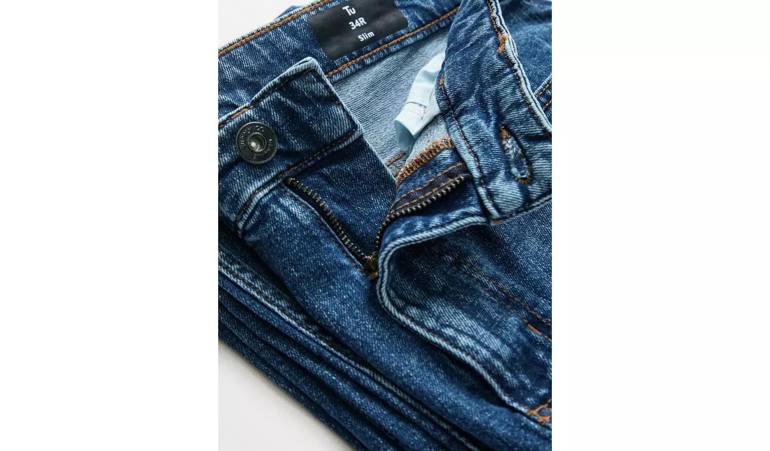 Everyday Mid Washed Denim Slim Fit Jeans36R