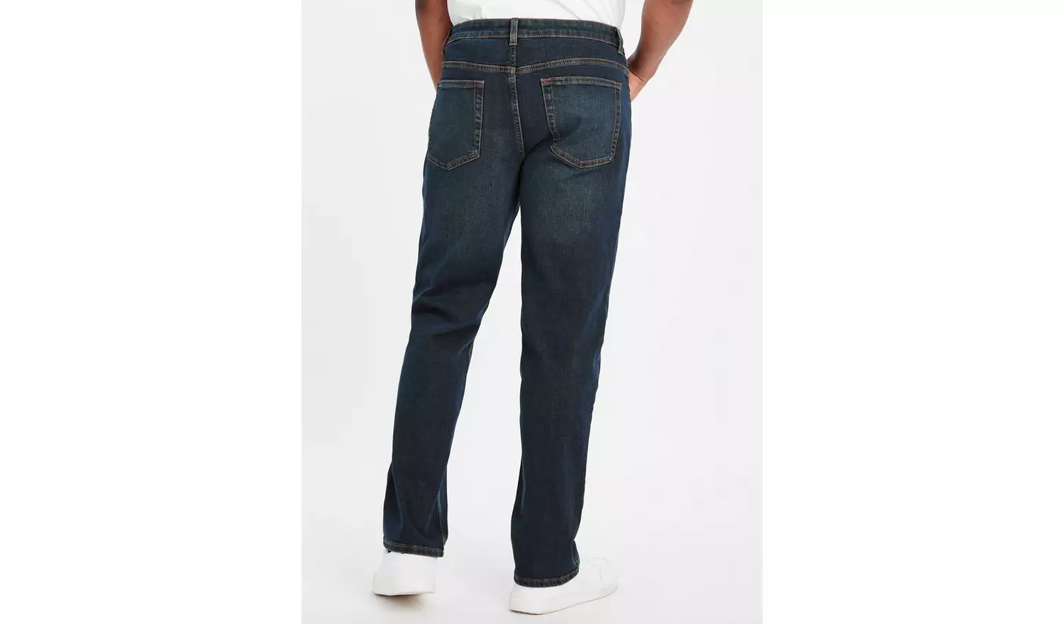 Everyday Dark Wash Denim Straight Leg Jeans 44L