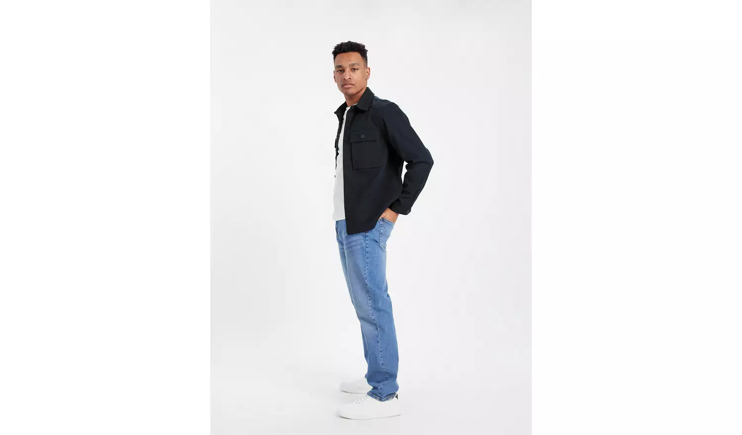 Everyday Light Wash Denim Straight Leg Jeans 42S