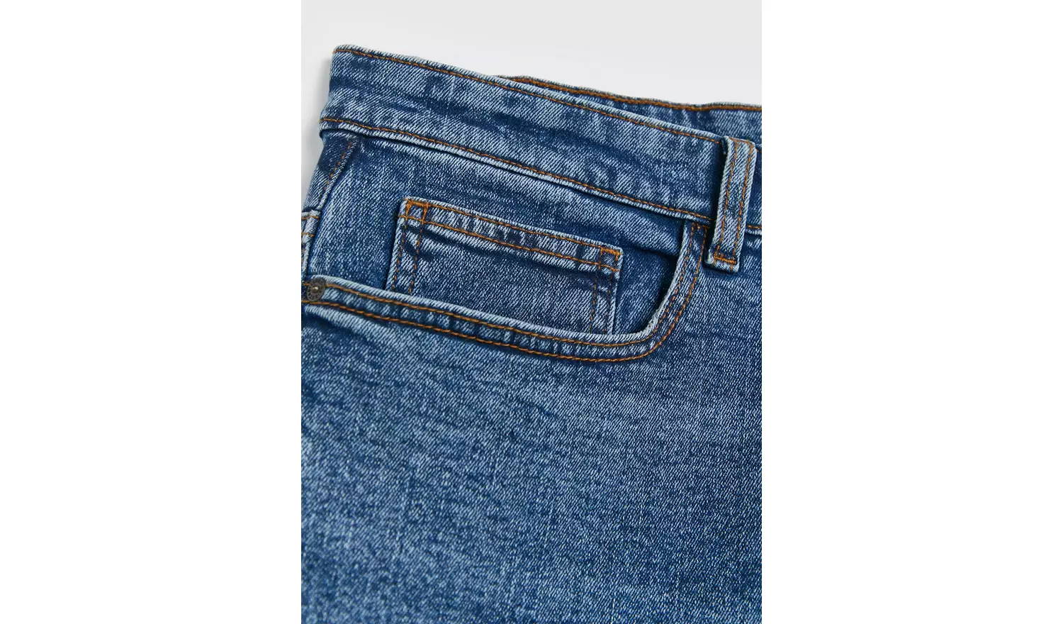 Everyday Mid Wash Denim Straight Leg Jeans 34R