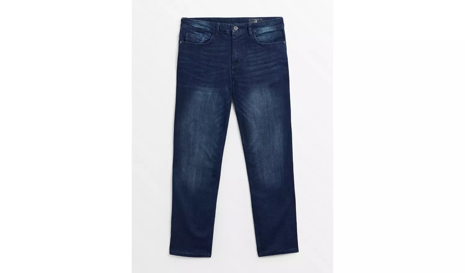 Dark Wash Straight Leg Jeans 34L