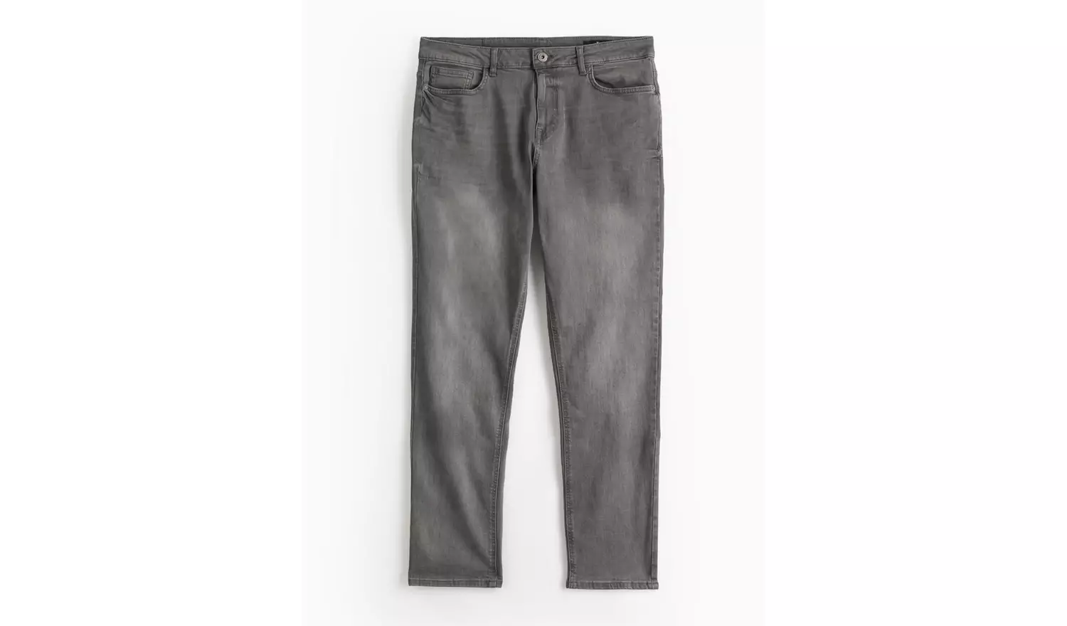 Mid Grey Washed Slim Fit Denim Jeans44R