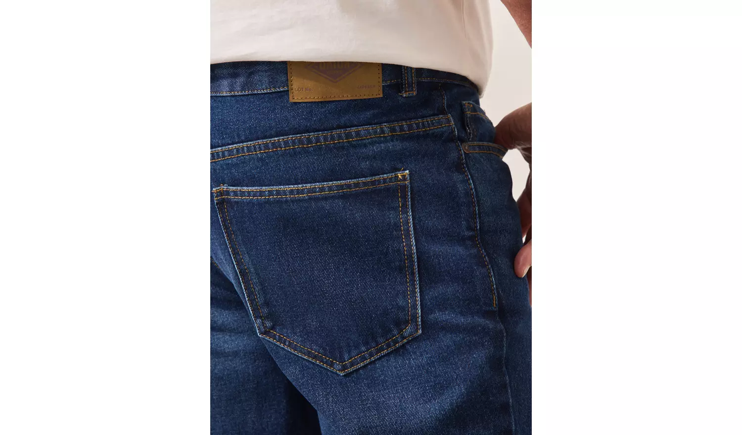 UNION WORKS Dark Rinse Straight Leg Denim Jeans 40S