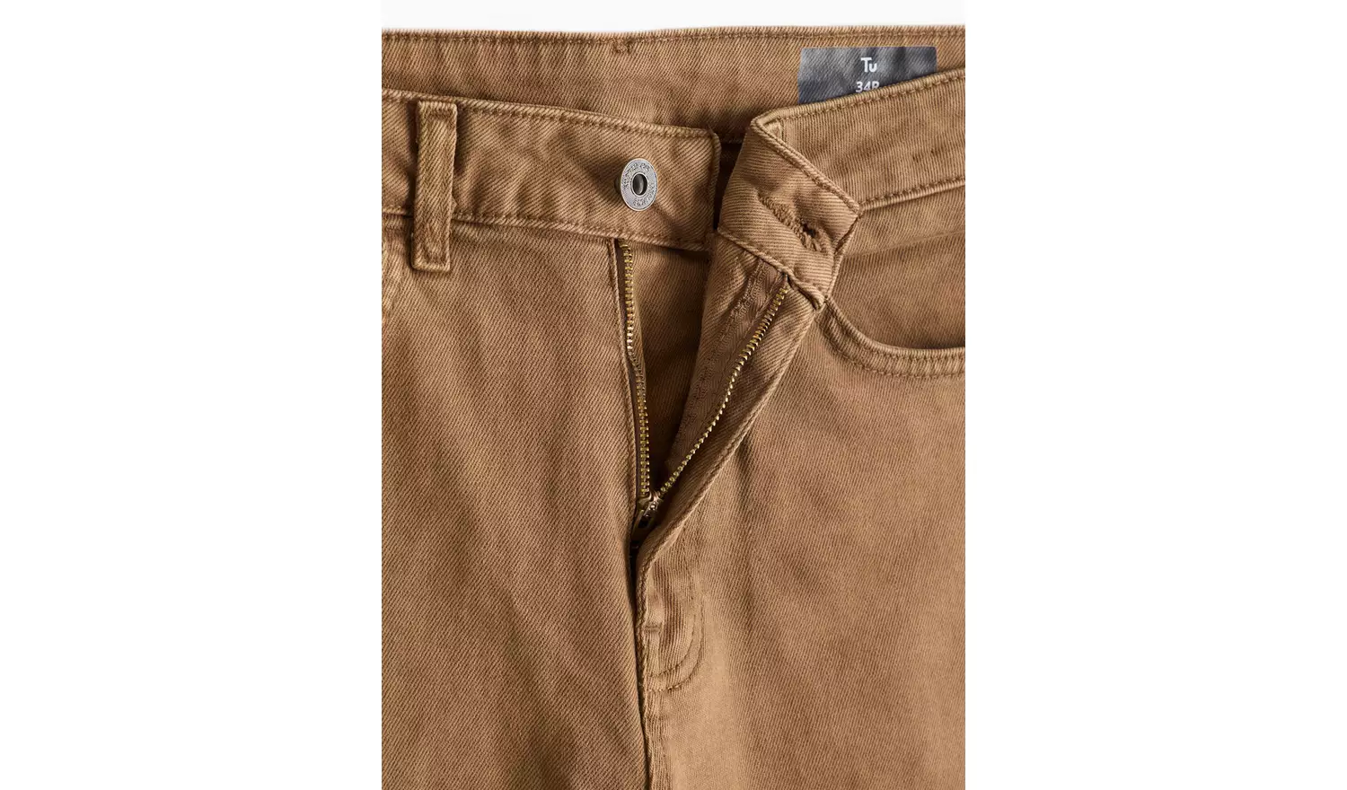 Tan Garment Dye Denim Jeans 36R