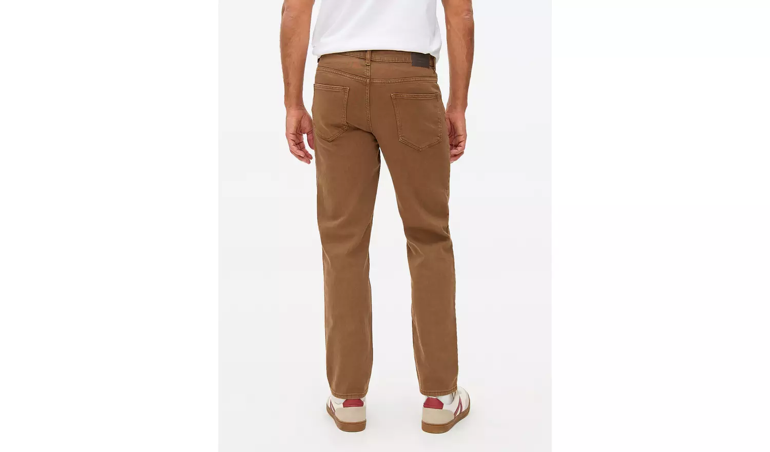 Tan Garment Dye Denim Jeans 34S