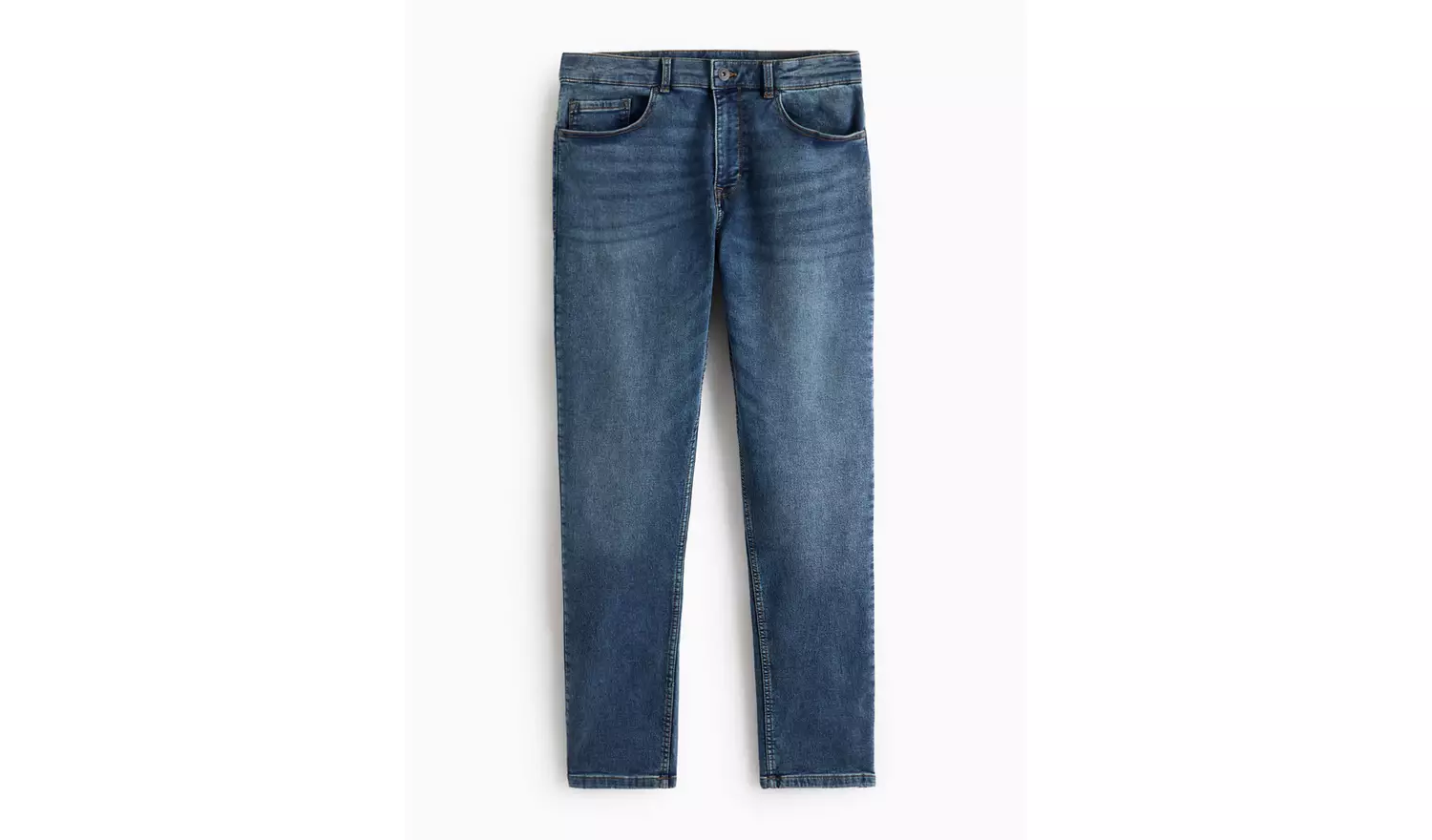 Mid Blue Ultimate Comfort Slim Fit Denim Jeans 40R
