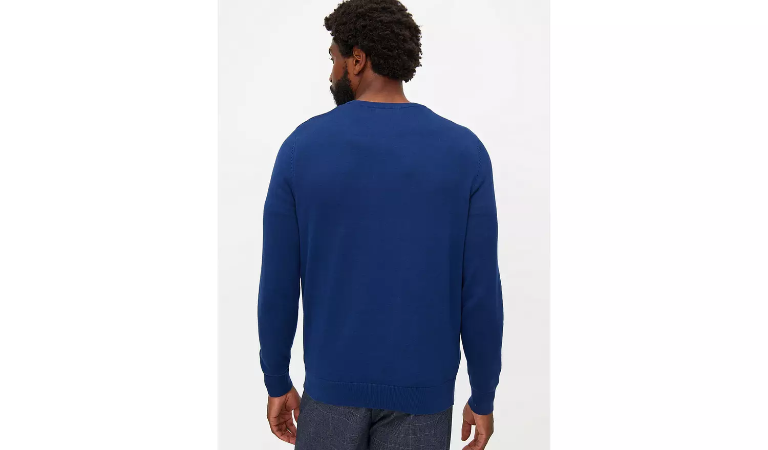 Navy Blue Core Crew Neck Jumper L