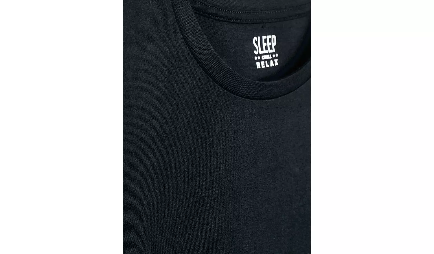 Charcoal Marl & Black Pyjama Top 2 Pack L