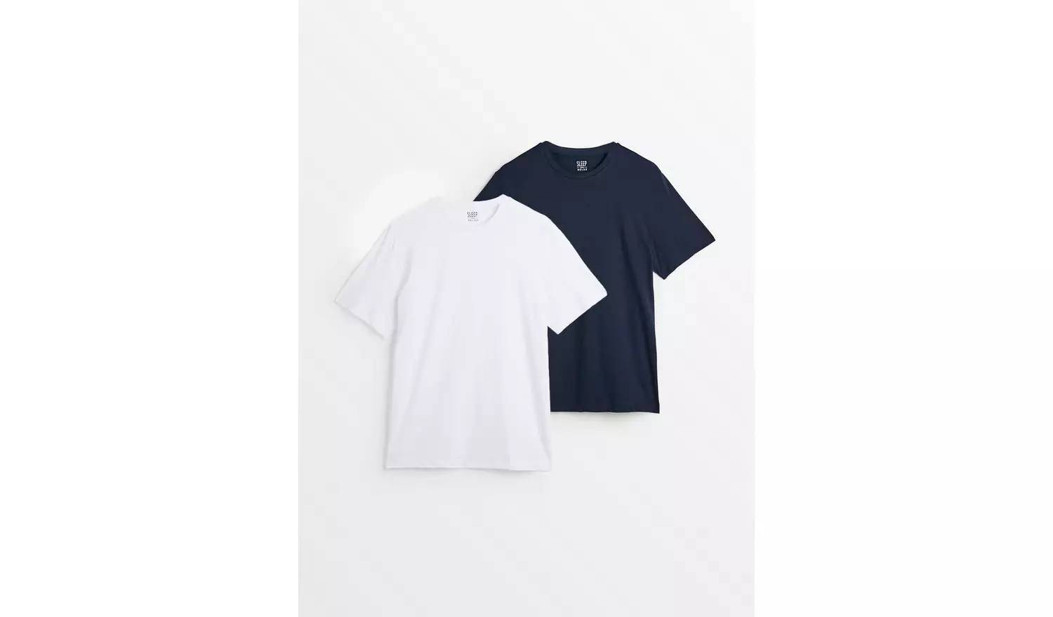 Navy & White Pyjama Top 2 Pack XXL