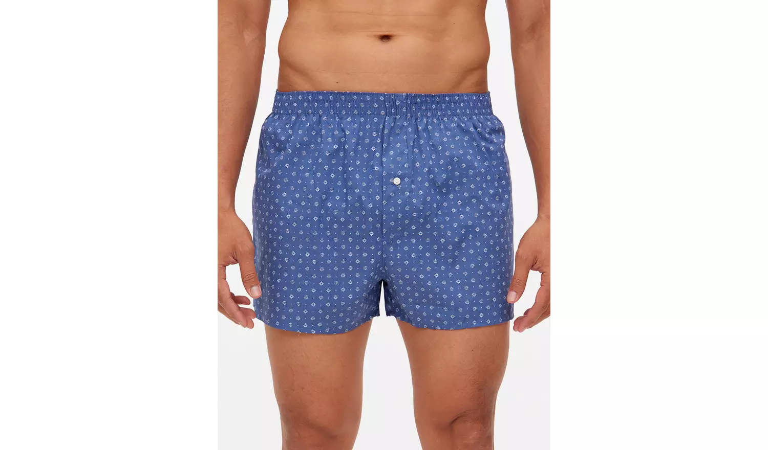 Geo Printed Woven Boxers 3 Pack S