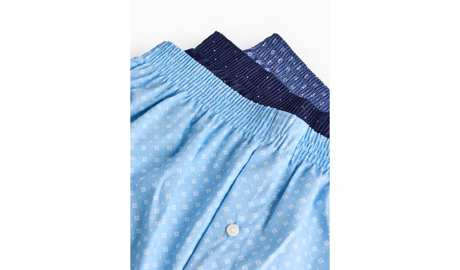 Geo Printed Woven Boxers 3 Pack S