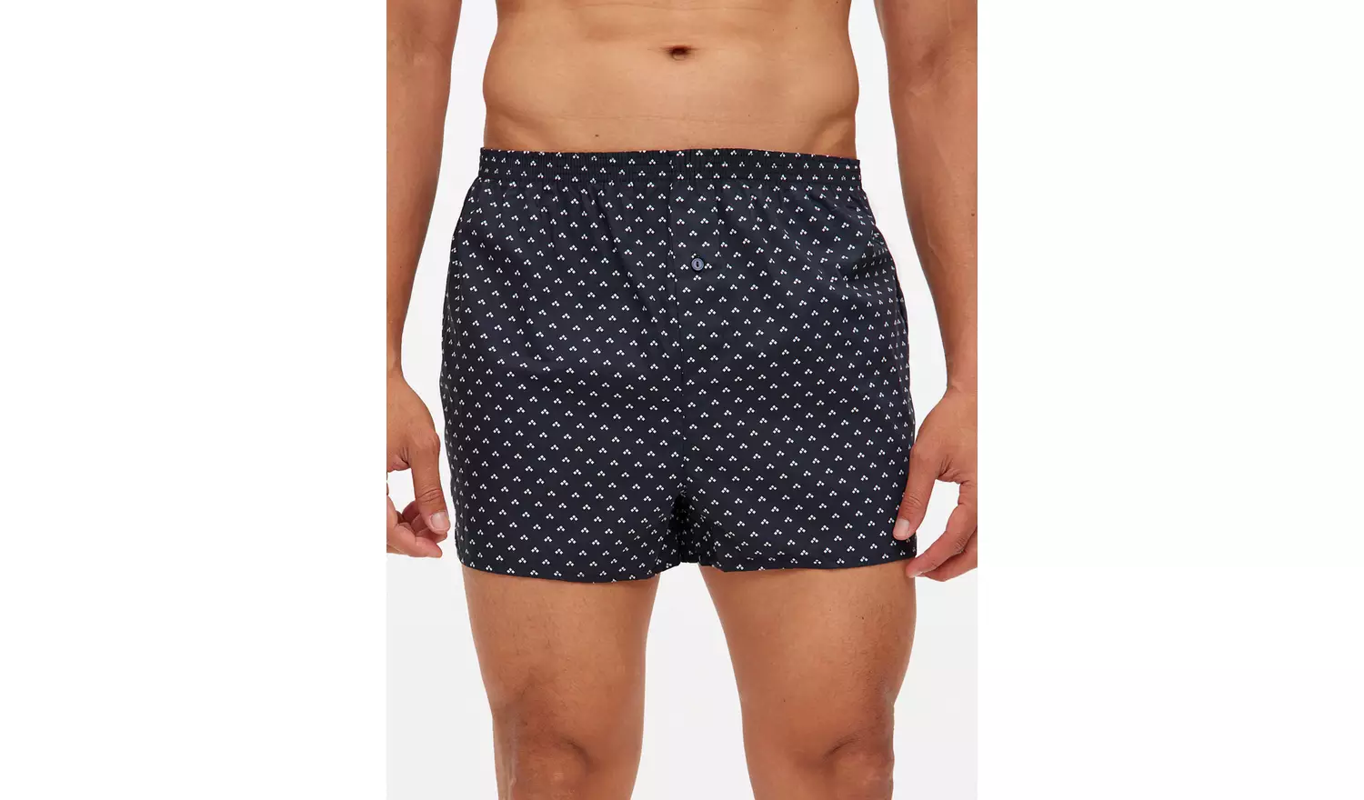 Geo Printed Woven Boxers 3 Pack XS