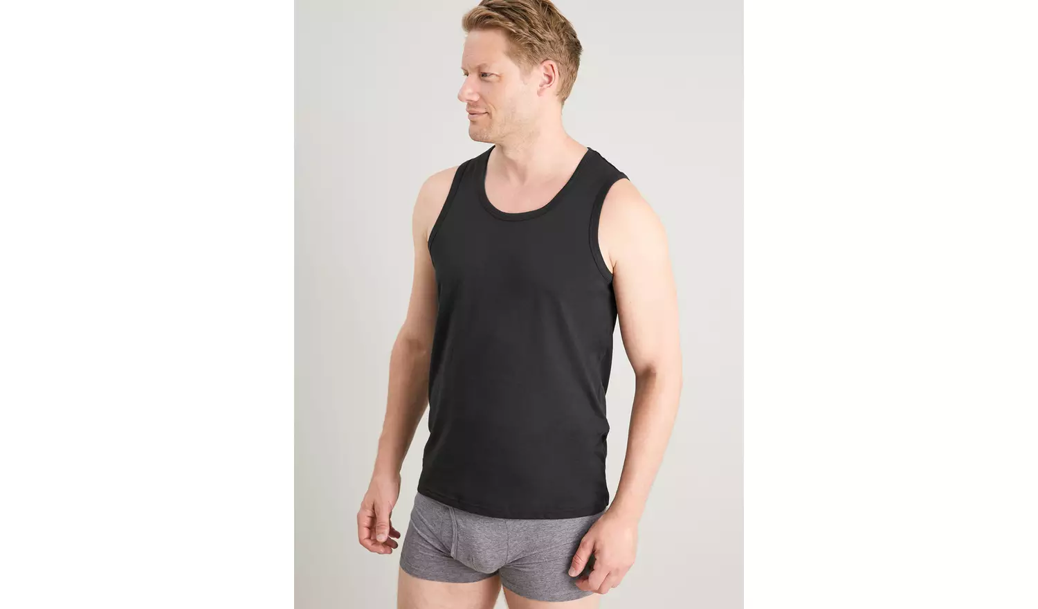 Black Sleeveless Vests 2 Pack XXXL