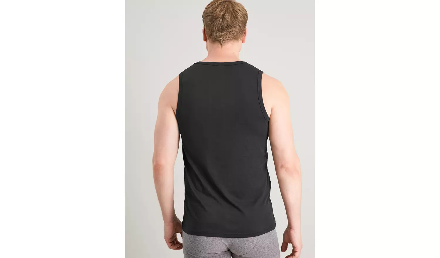 Black Sleeveless Vests 2 Pack XXL