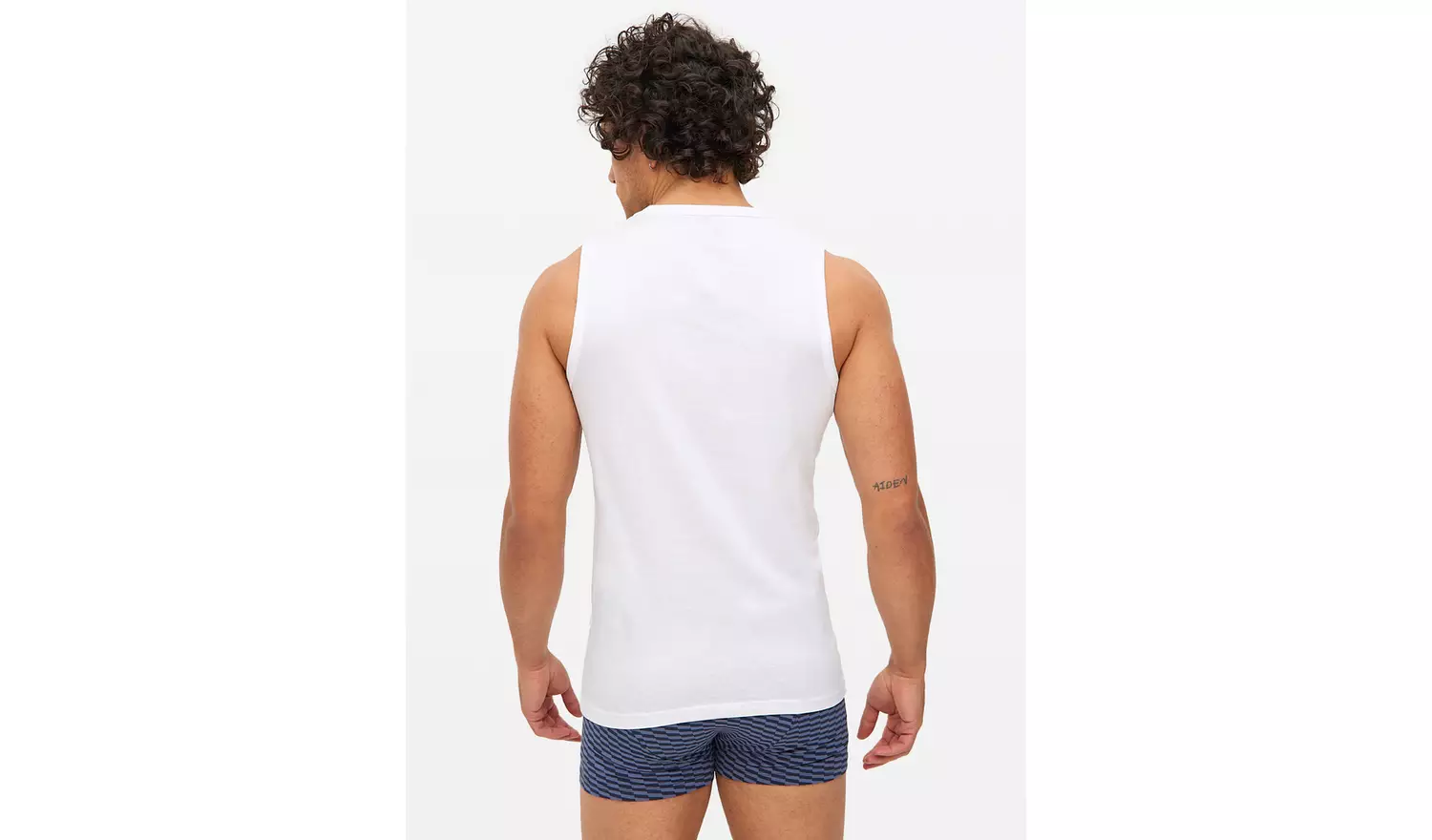 White Sleeveless Vest 2 Pack XXXXL