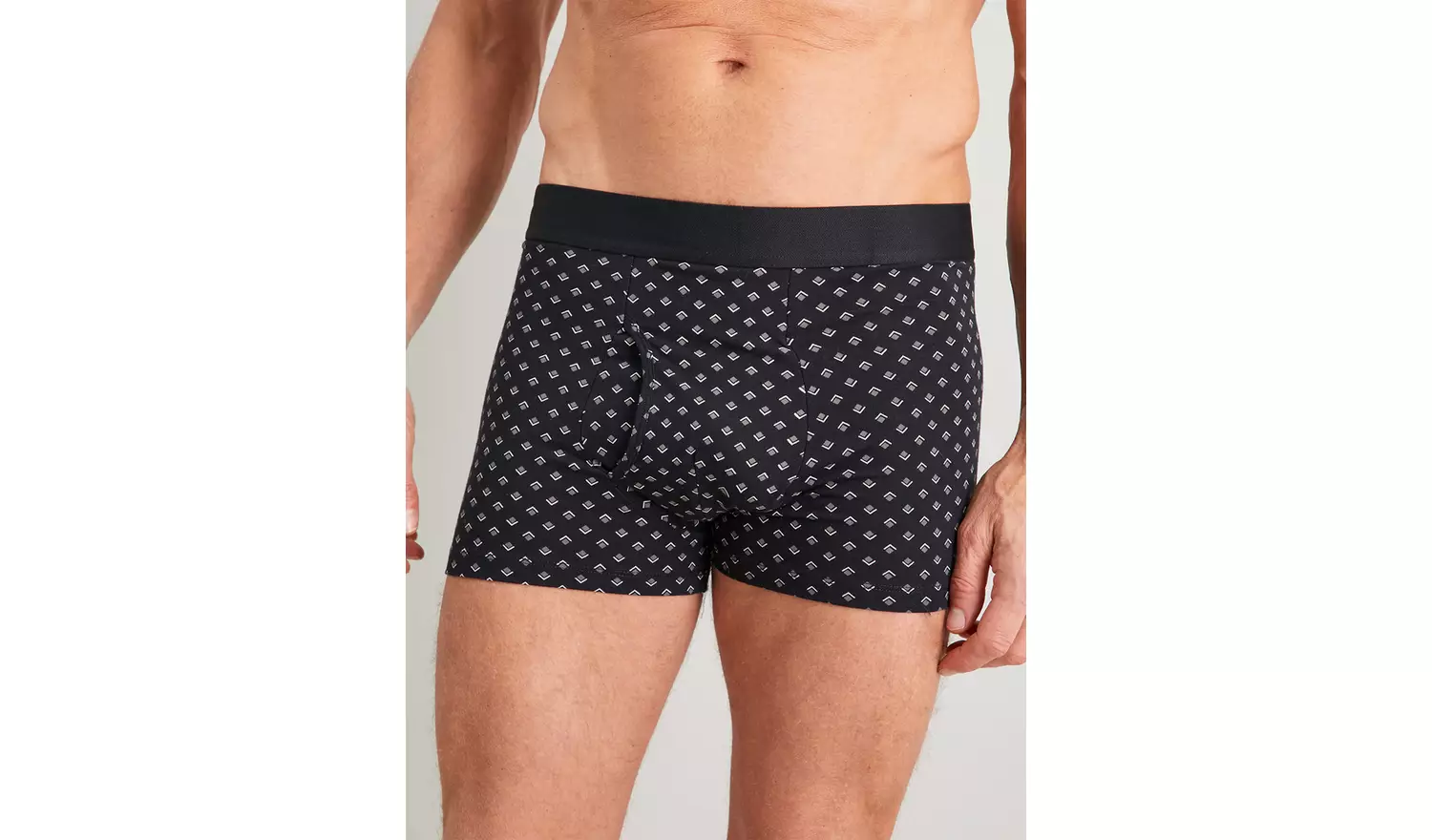 Geo, Stripe & Dot Print Trunks 3 Pack XS