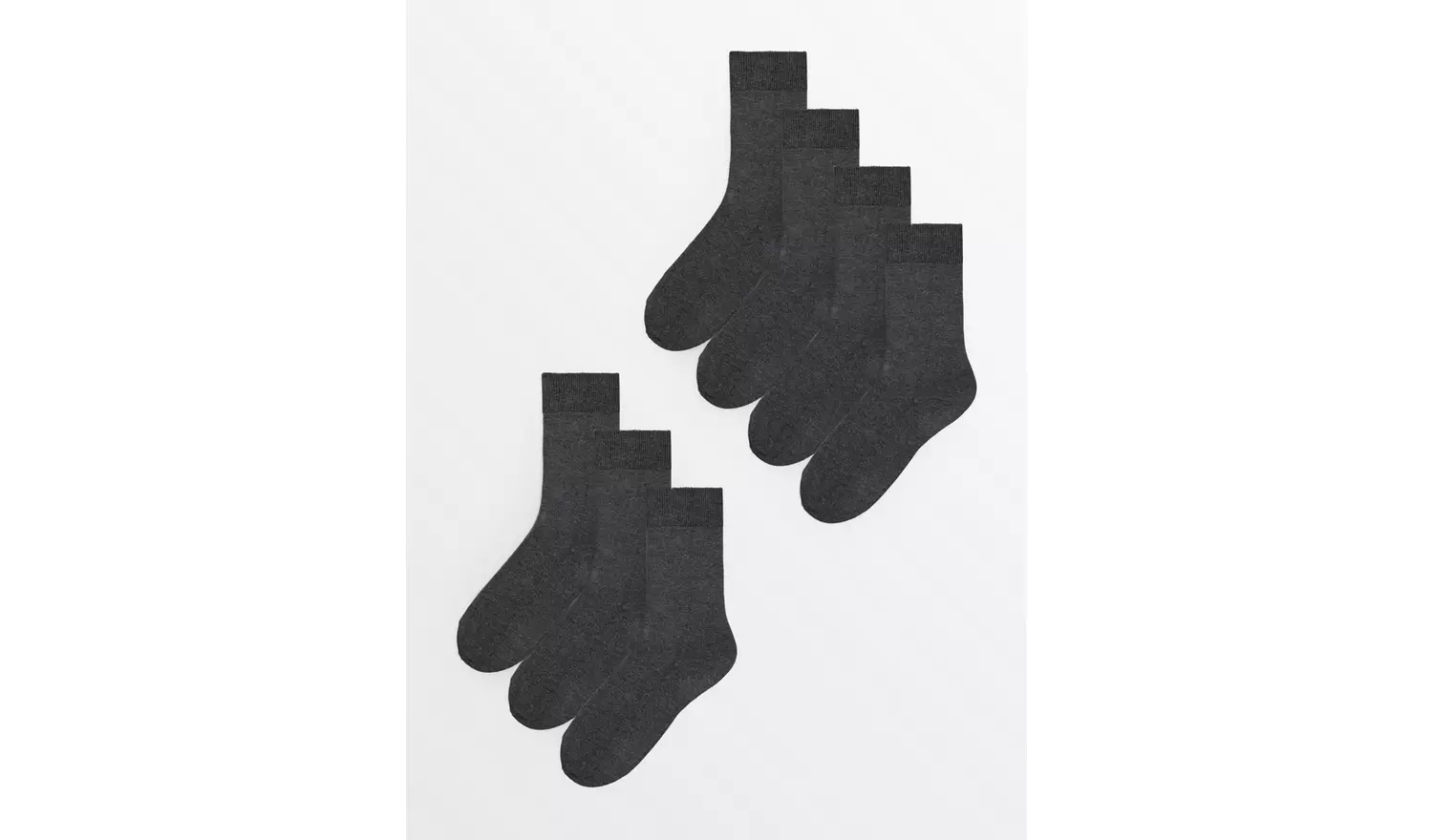 Charcoal Stay Fresh Socks 7 Pack 6-8.5